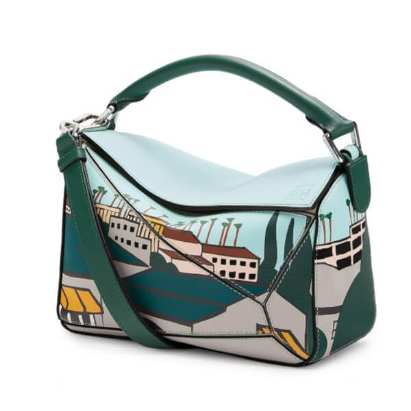 ロエベ L.A. シリーズ パズルバッグ スモール クラシックカーフ 偽物 A510S21X01